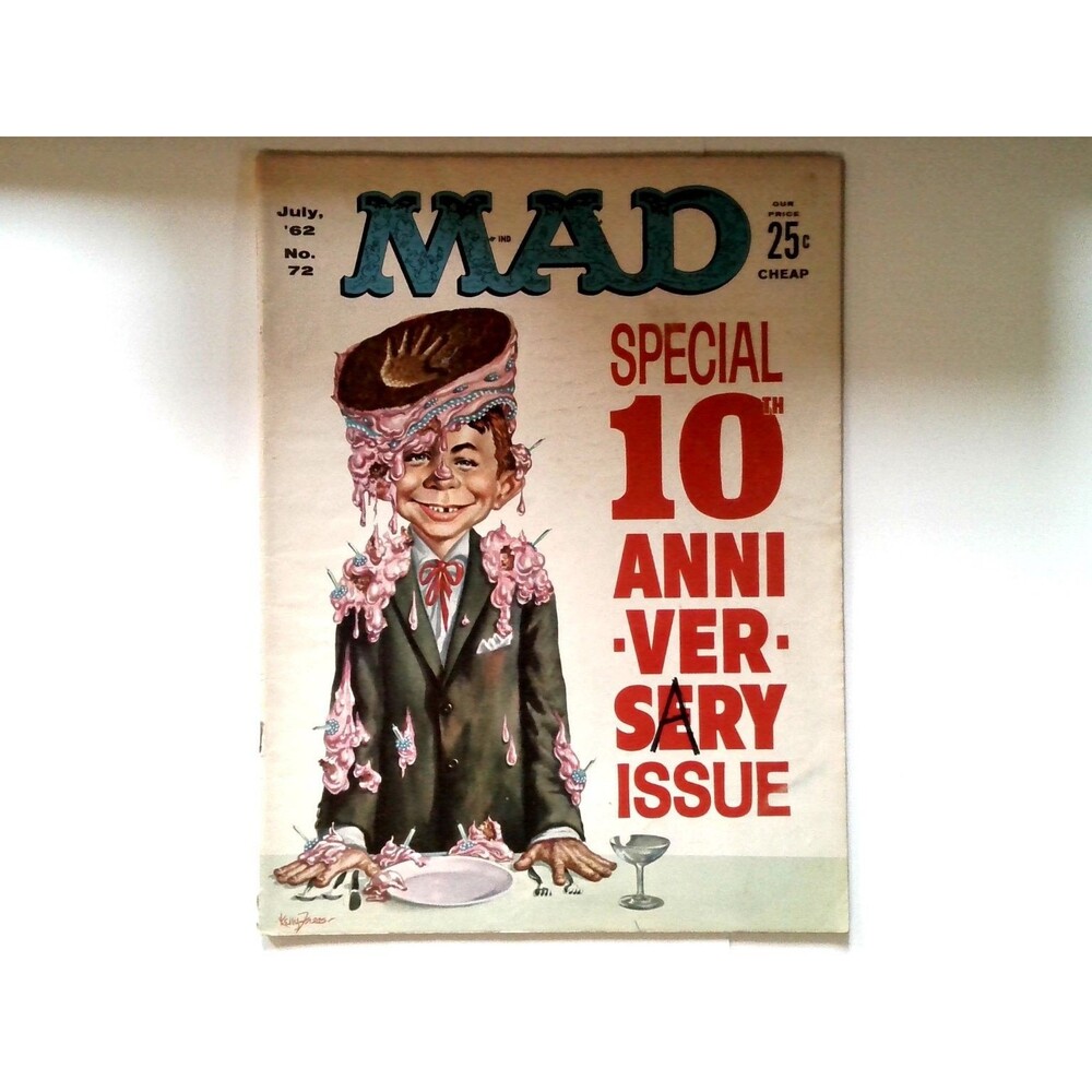 MAD #72 EC Comics Special 10th Anniversary Issue 1962 Vintage Comic Book